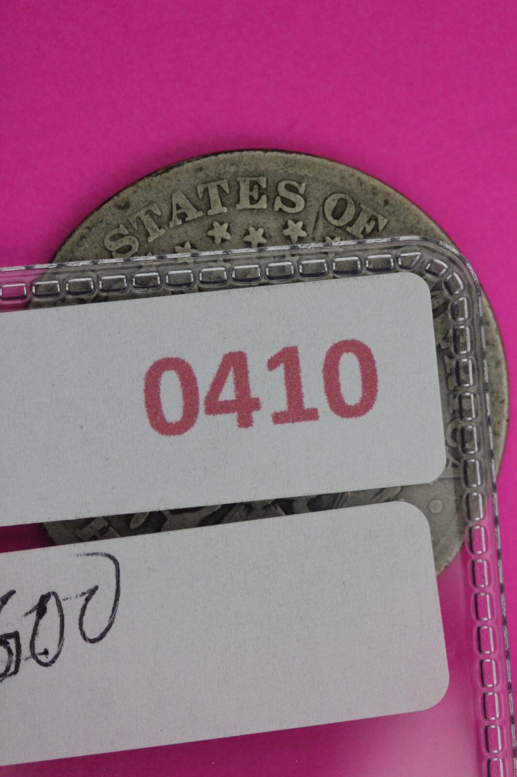 1898 P Mint Error in GOD Barber Liberty Half Dollar Silver Coin Genuine 0410N