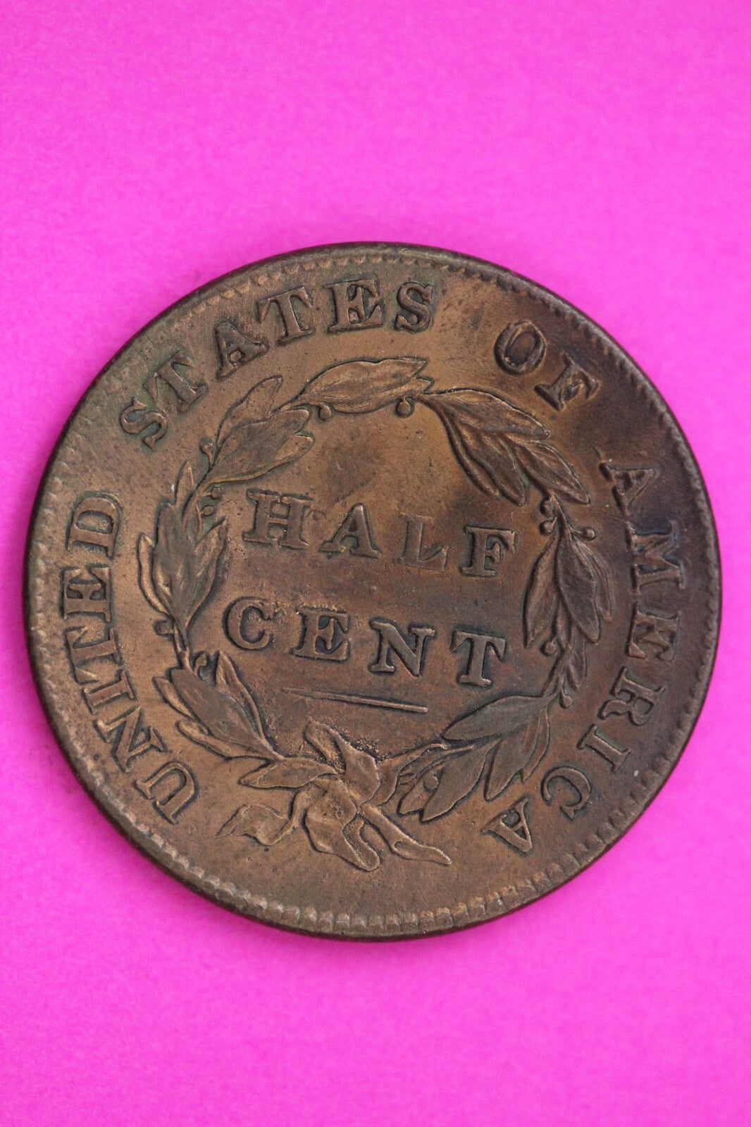 High Grade 1832 Half Cent Classic Liberty Head Guaranteed Authentic Genuine 1058