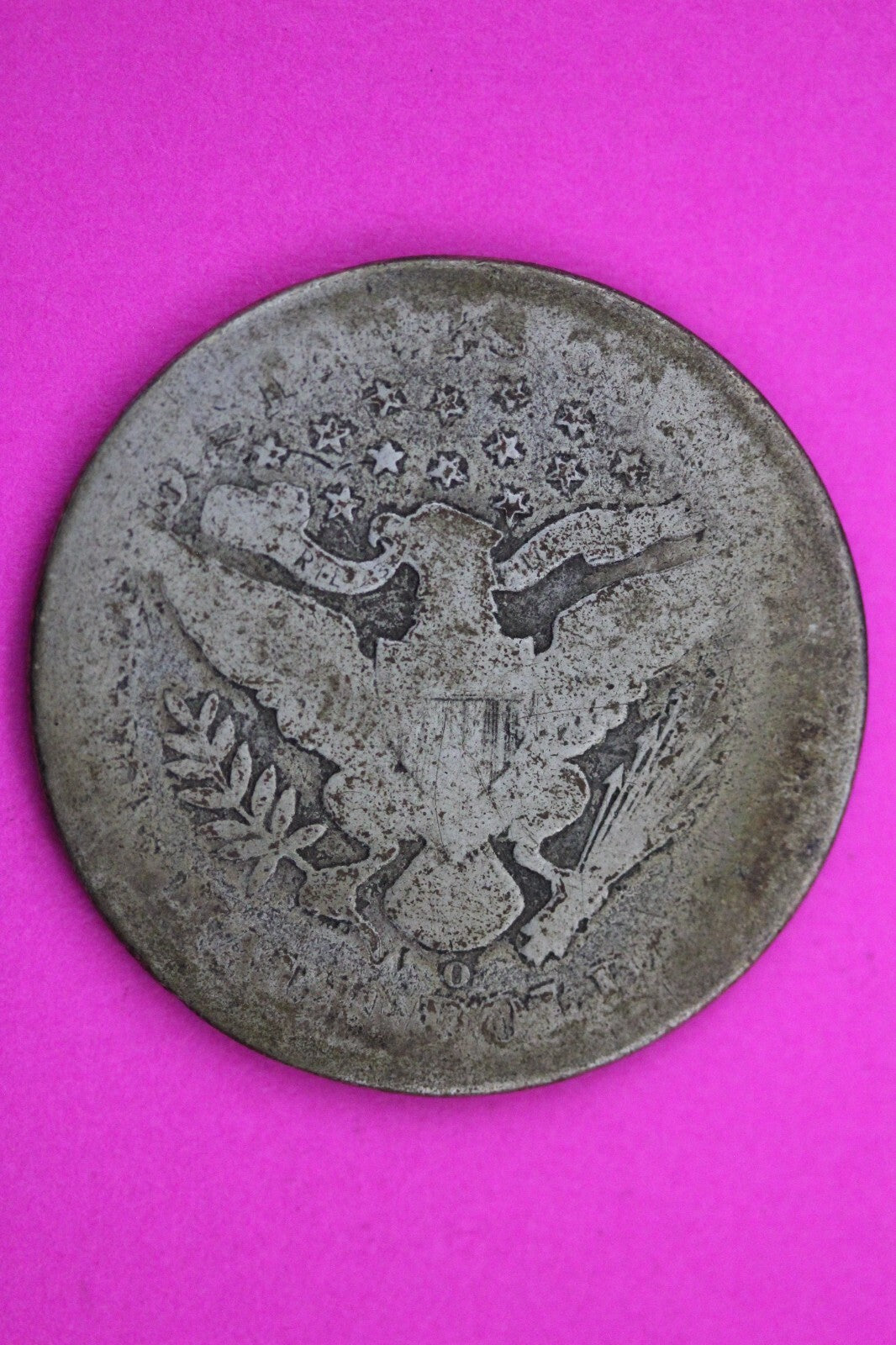 1893 O Barber Liberty Silver Half Dollar Guaranteed Authentic Key Date Coin 273N