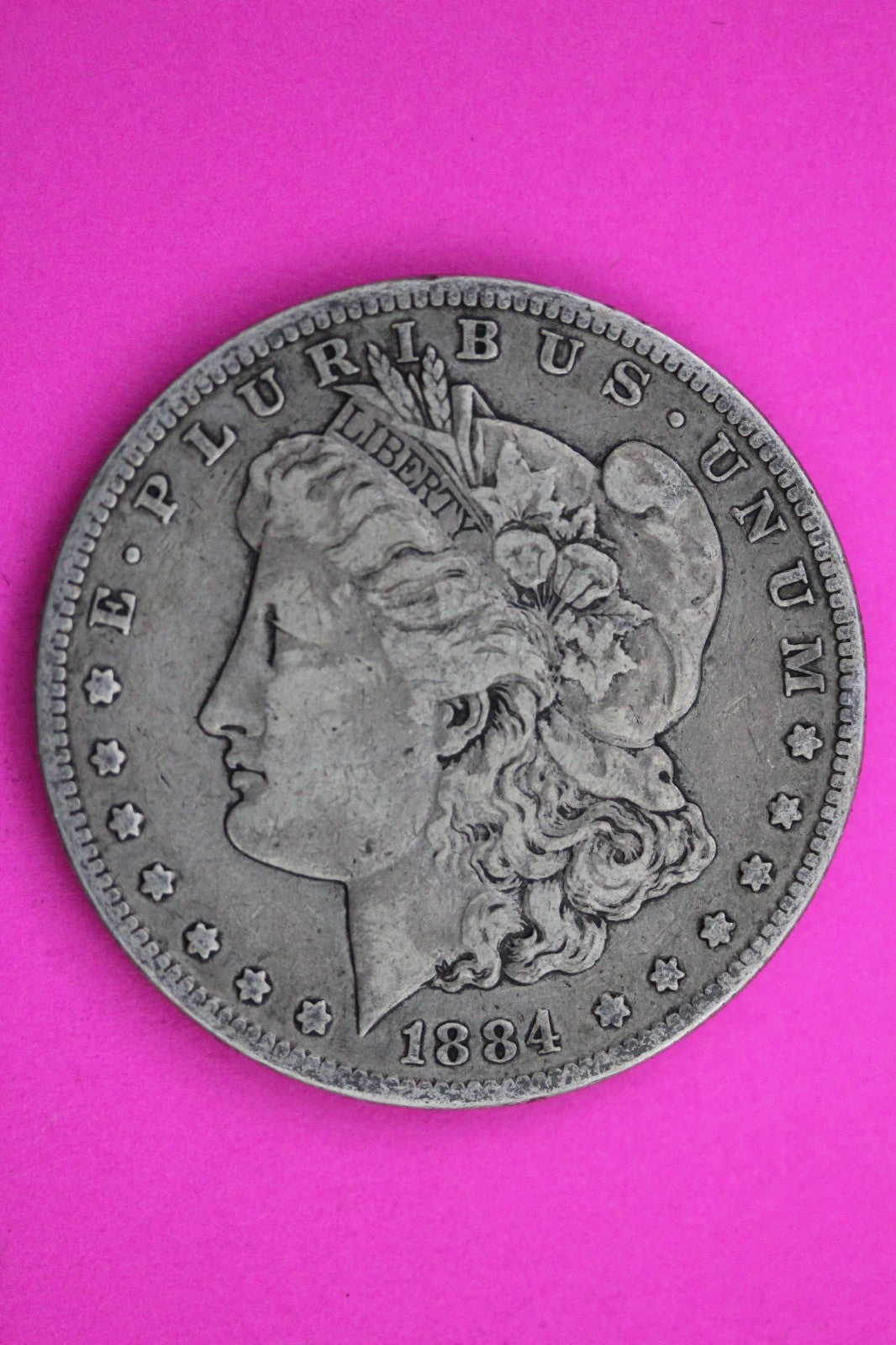 1884 S Morgan Silver Dollar Coin Guaranteed Authentic U.S.A American Seller 1925