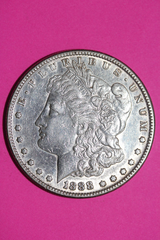 1888 S Morgan Liberty Silver Dollar Guaranteed Authentic & Genuine Coin 1140