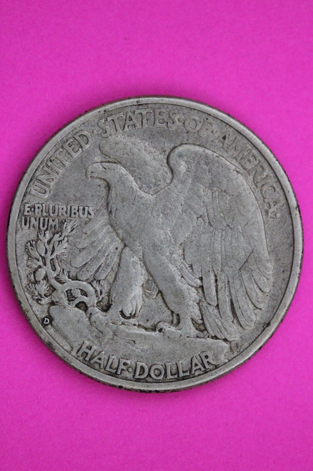 1937 D Walking Liberty Silver Half Dollar Guaranteed Authentic Genuine Coin 1122