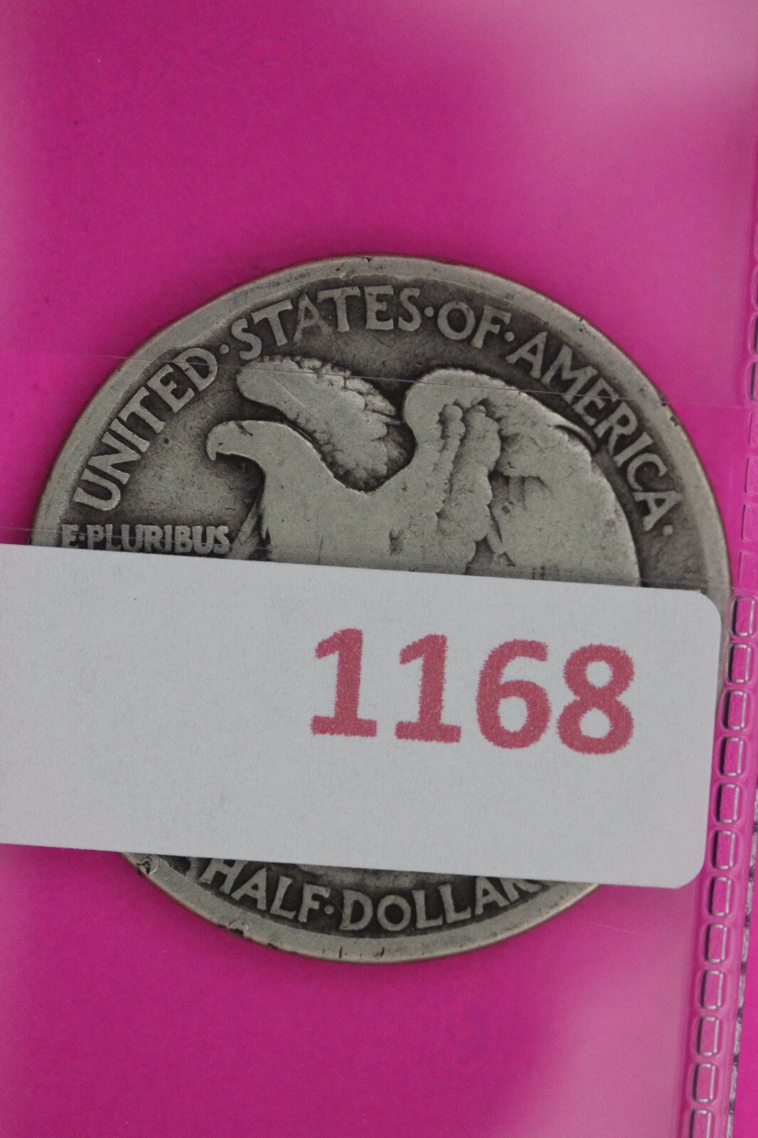 1918 D Walking Liberty Silver Half Dollar Guaranteed Authentic Genuine Coin 1168