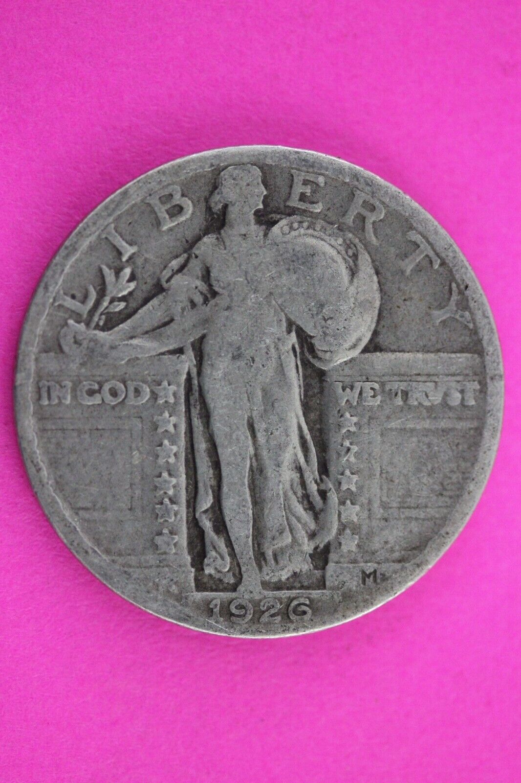 Full Date 1926 P Standing Liberty Silver Quarter You Get The Coin In Pic TOM 40