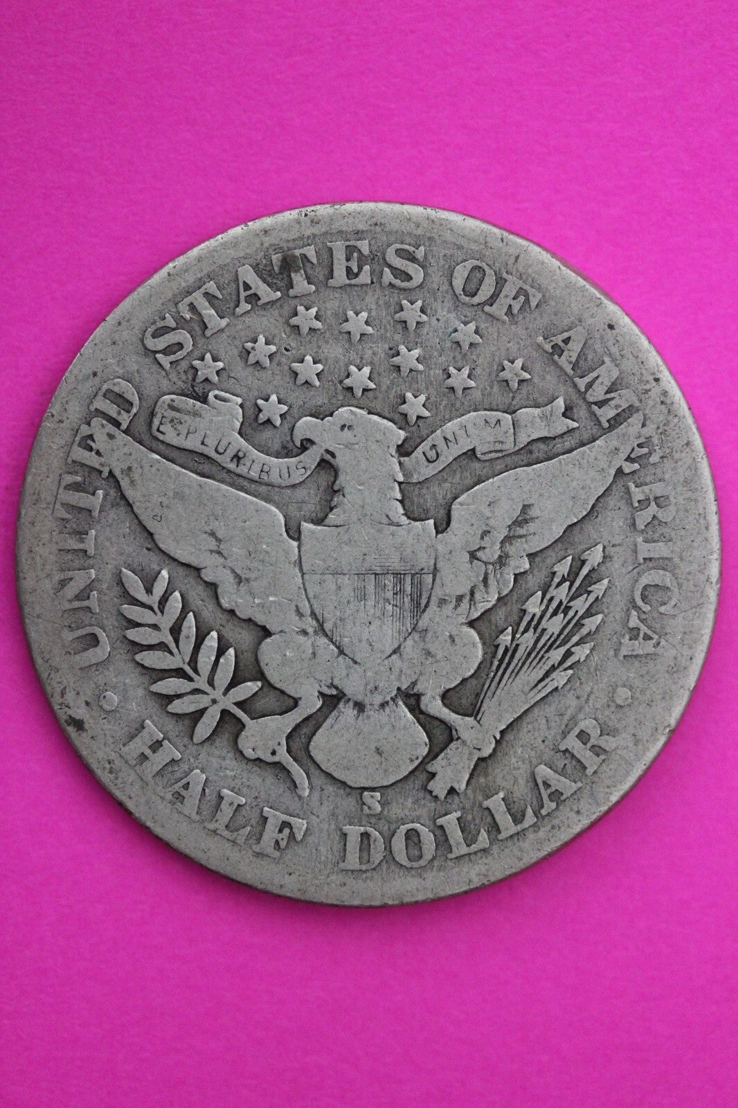 1906 S Barber Liberty Half Dollar Silver Coin Scarce Semi Key Date Genuine 0425N