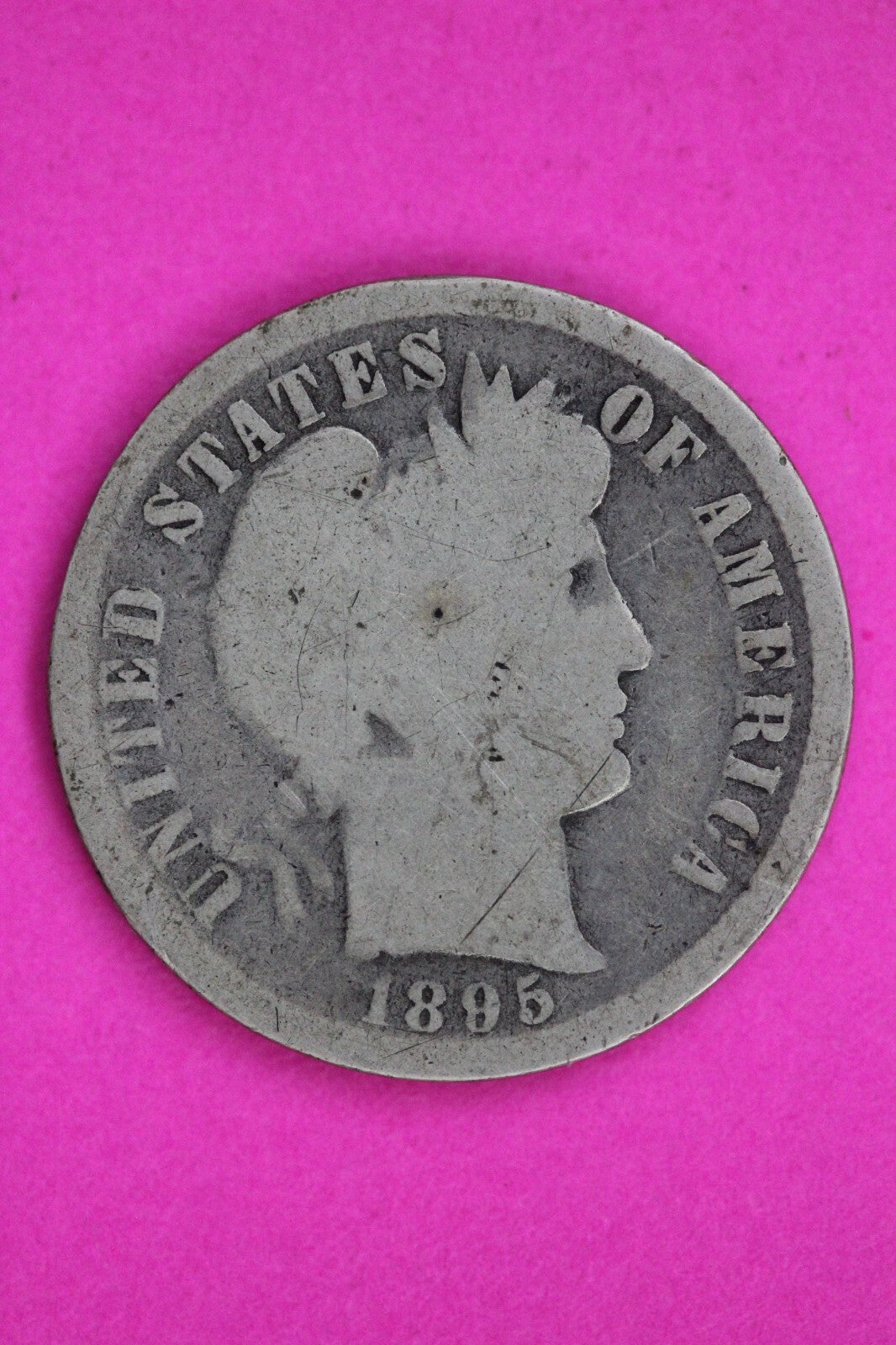 1895 P Barber Liberty Dime Silver Coin Guaranteed Authentic & Genuine 1548