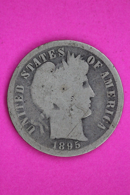 1895 P Barber Liberty Dime Silver Coin Guaranteed Authentic & Genuine 1548