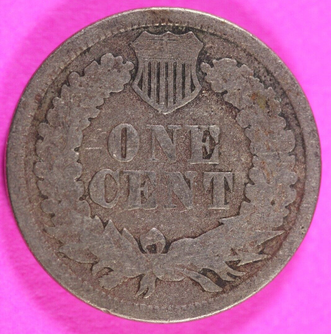 1862 Copper Nickel Indian Head Cent Penny Type Coin Exact Coin Pictured 299