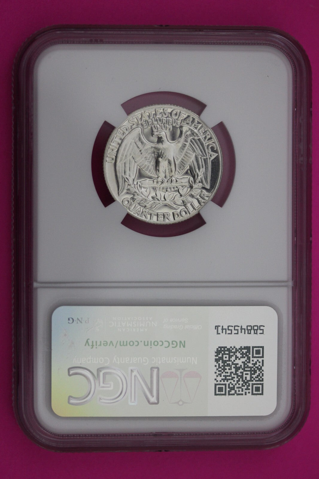 1959 PF 67 Proof Washington Silver Quarter NGC Certified Graded Authentic 262