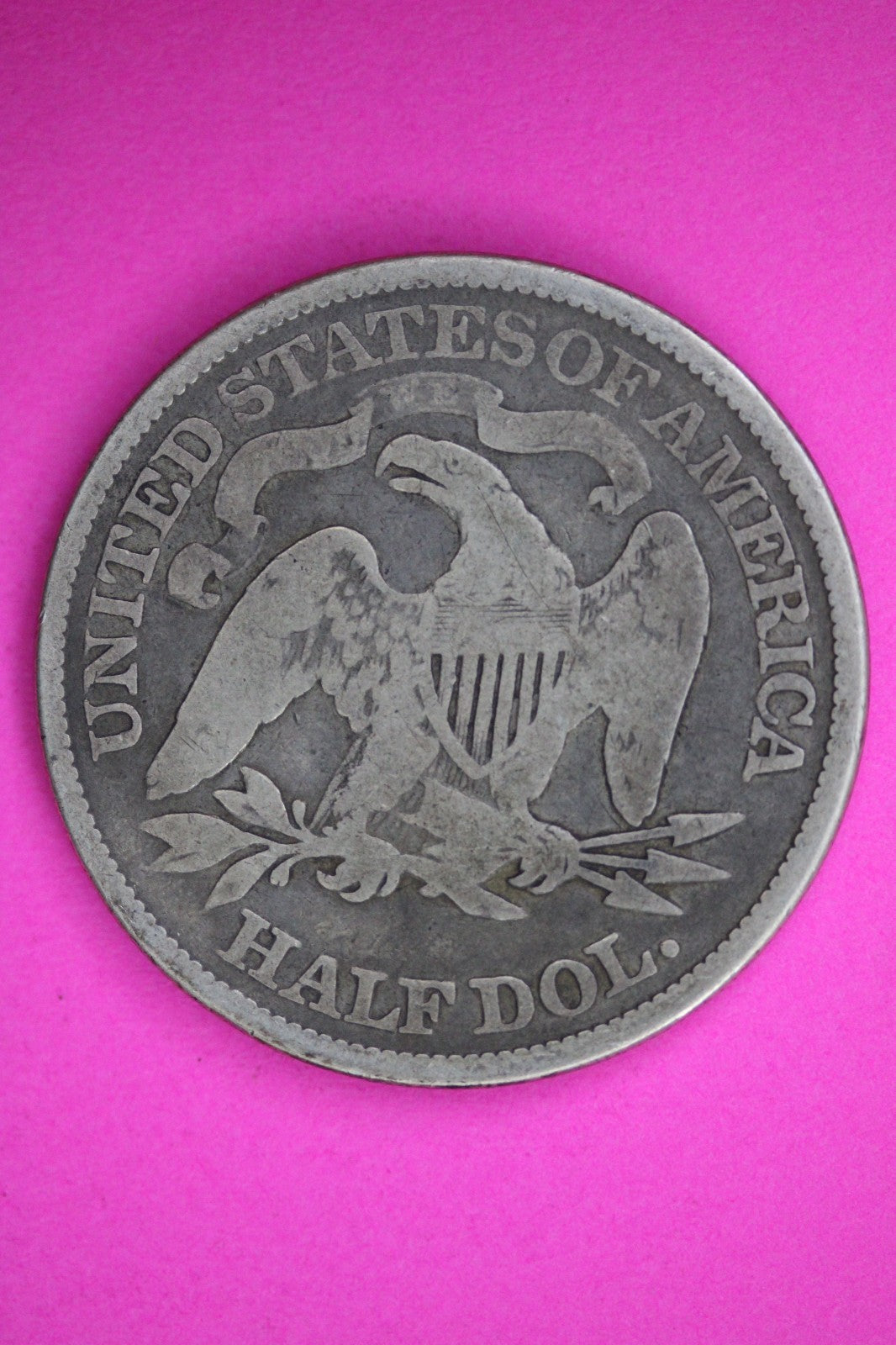 1876 P Seated Liberty Half Dollar Silver Guaranteed Authentic Genuine Coin 2907