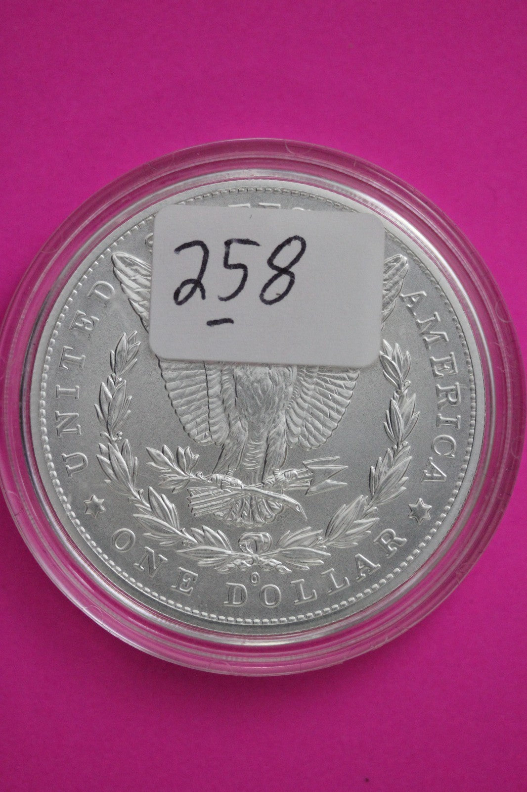 Gem Brilliant Uncirculated 2021 O Morgan Silver Dollar .999 Mint Capsule C258