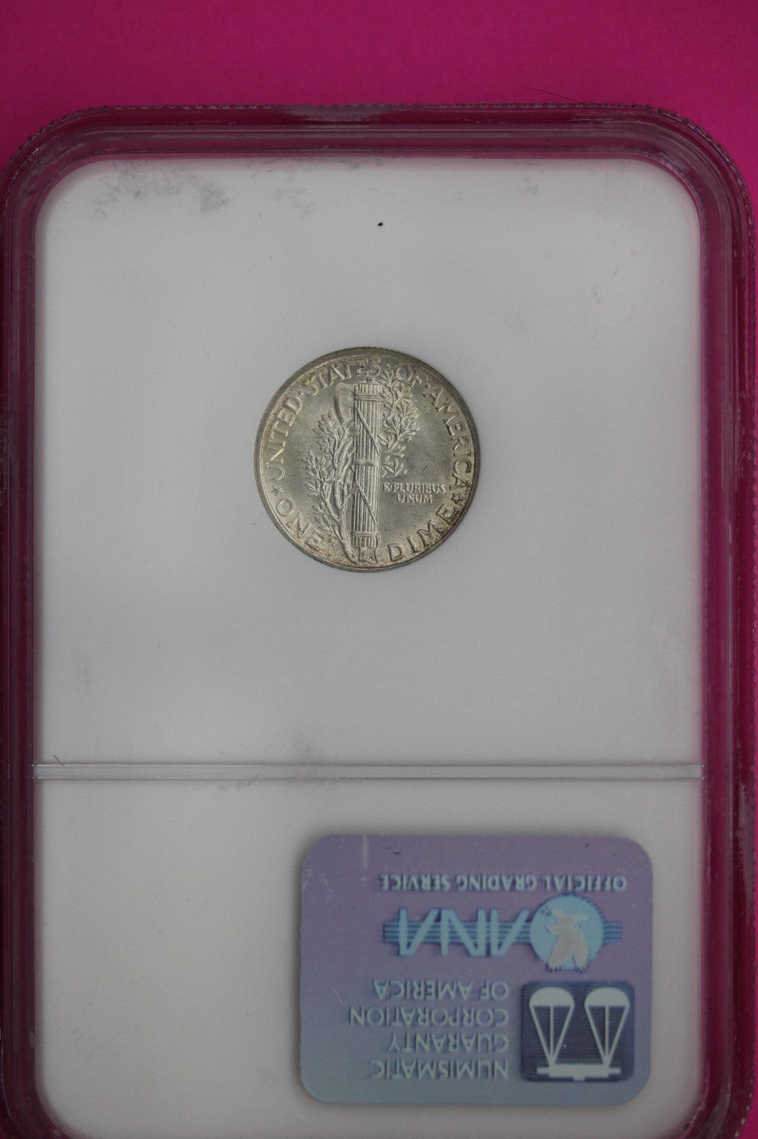 1942 P MS 66 Mercury Winged Liberty Dime NGC Certified Graded Authentic Slab 436