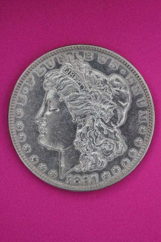 High Grade 1897 O Morgan Liberty Silver Dollar Scarce Key Date New Orleans 320