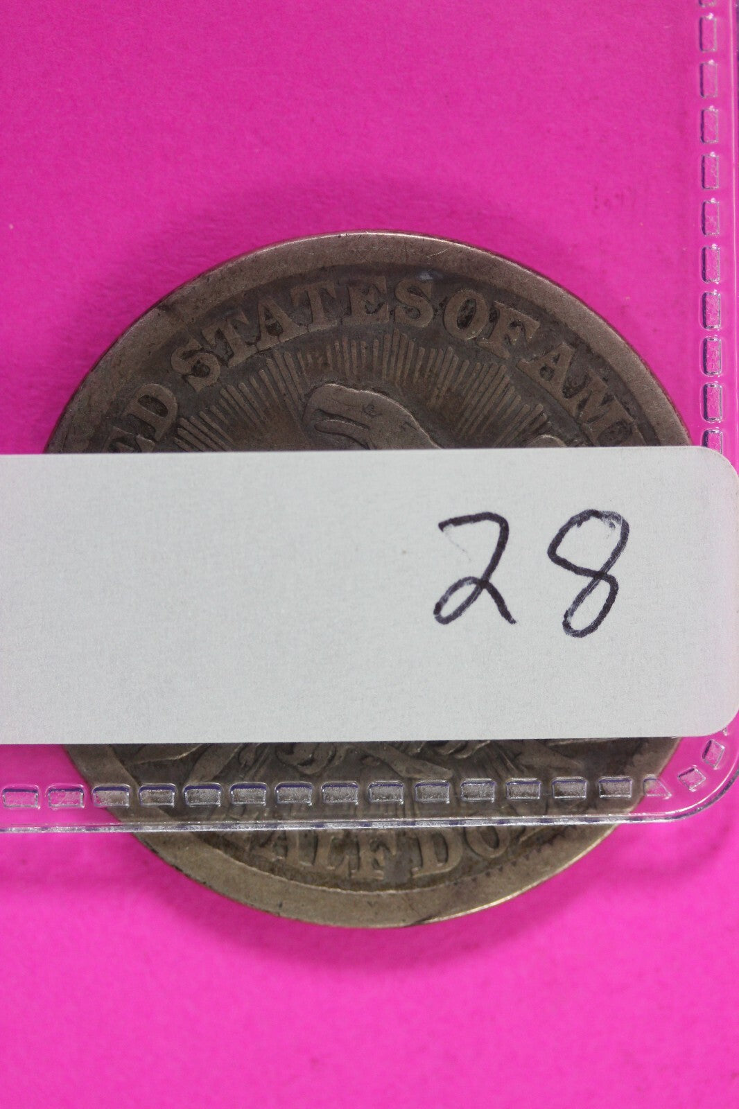 1853 P Seated Liberty Half Dollar Silver Semi Key Date Exact Coin In Pics 28