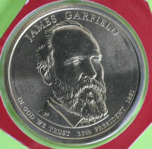 Gem BU 2011 D James Garfield Presidential Dollar In Mint Cello Exact Coin TOM 26