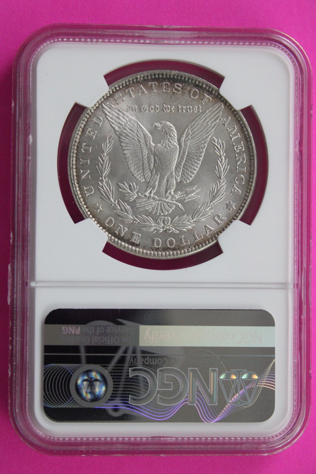 1887 P MS 63 Liberty Morgan Silver Dollar NGC Certified Graded Authentic 807