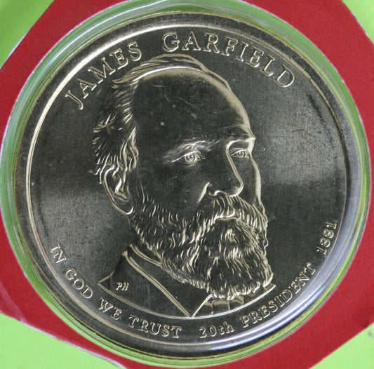 Gem BU 2011 D James Garfield Presidential Dollar In Mint Cello Exact Coin TOM 27