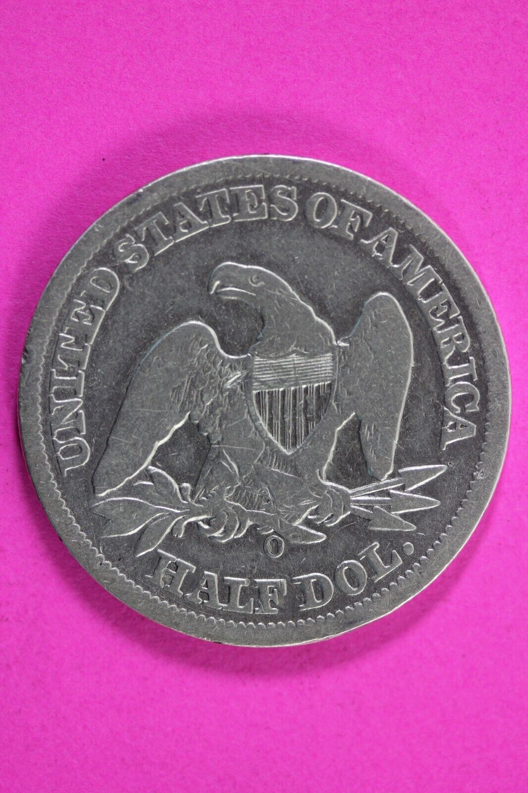 1858 O Seated Liberty Half Dollar Silver Semi Key Date Exact Coin In Pics 25