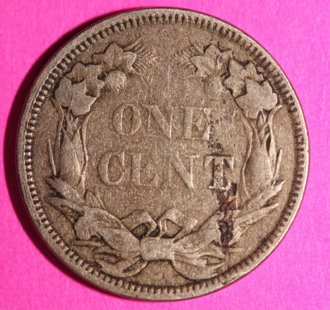 1858 Flying Eagle Cent Penny Exact Scarce Early Type Coin as Pictured 01