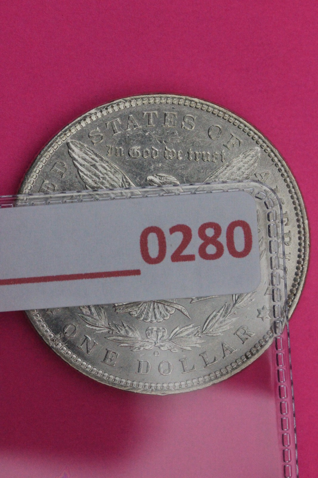 High Grade 1880 O Morgan Lady Liberty Rare Date Silver Dollar Authentic 0280N