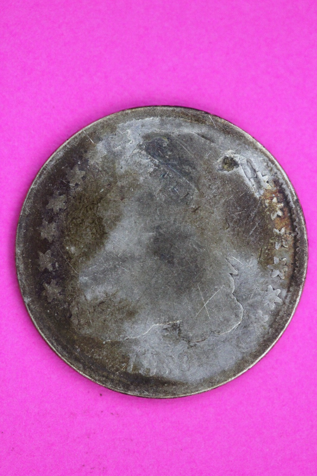 1833 Bust Capped Dime Lady Liberty Silver Coin Guaranteed Authentic Genuine 1370