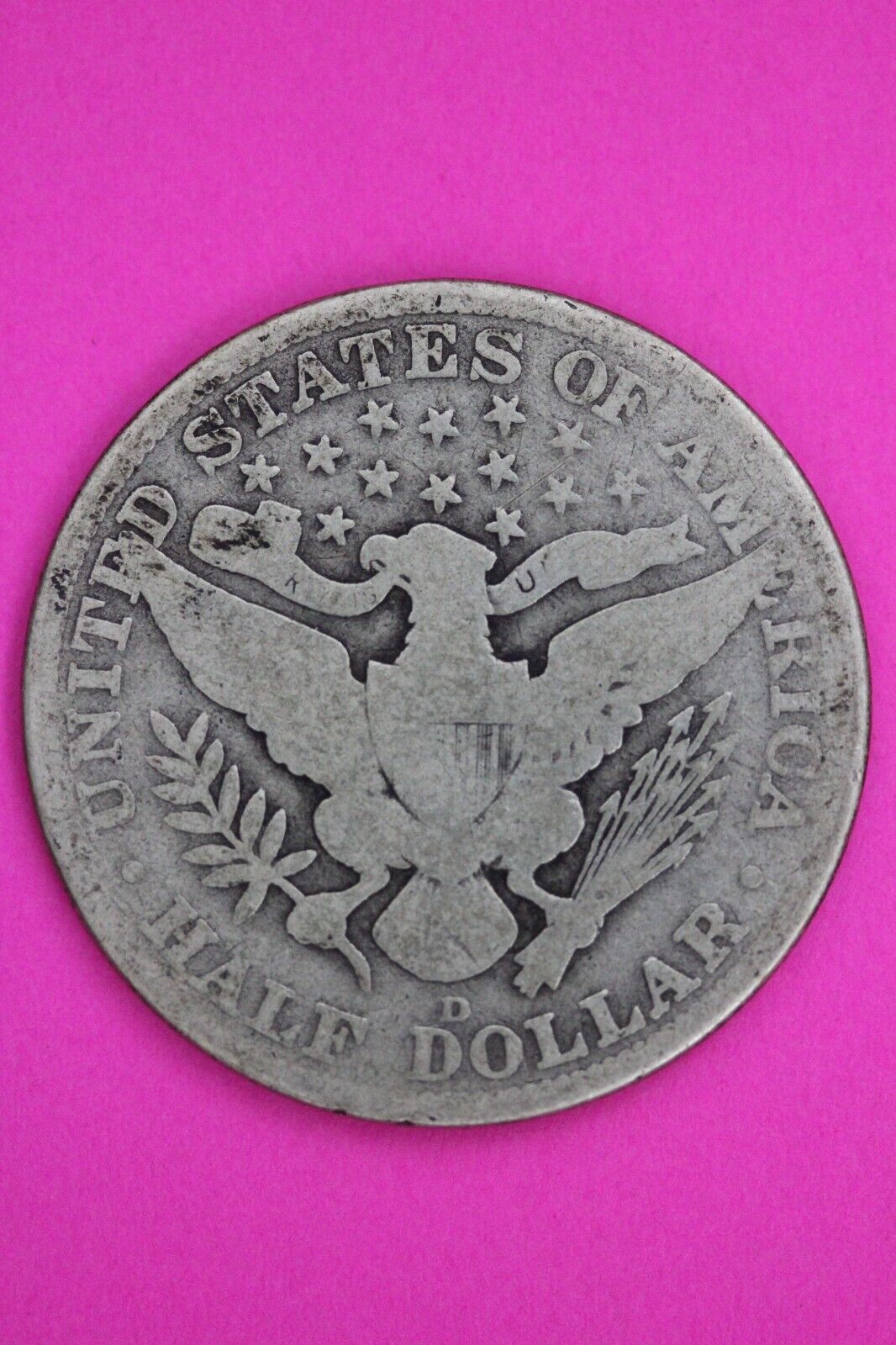 1915 D Barber Liberty Half Dollar Silver Coin You Get The Coin In Pics TOM 19