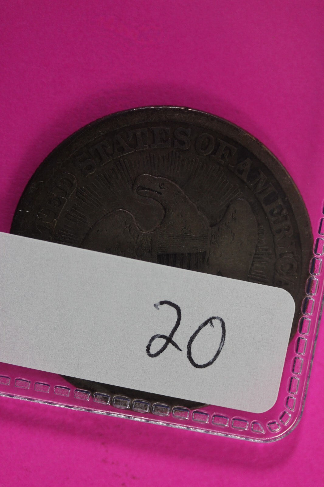 1853 P Seated Liberty Half Dollar Silver Exact Coin In Pic Semi Key Date 20