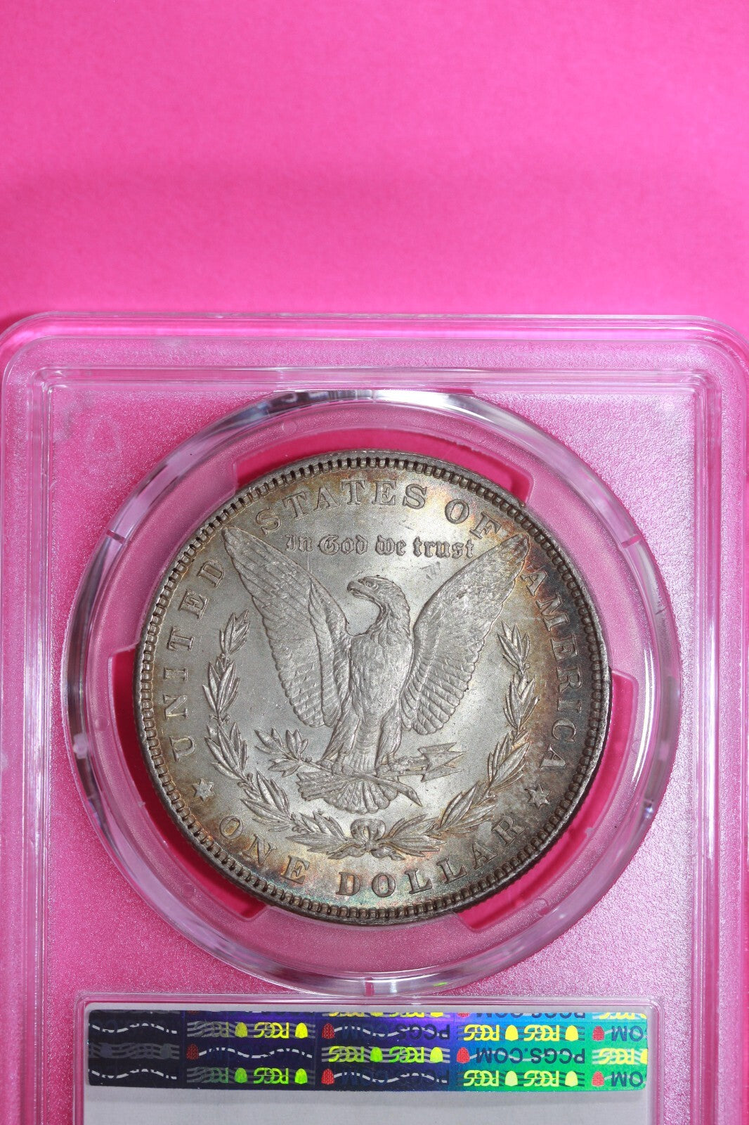 Nicely Toned 1882 P MS 62 Liberty Morgan Silver Dollar PCGS Certified Slab 759