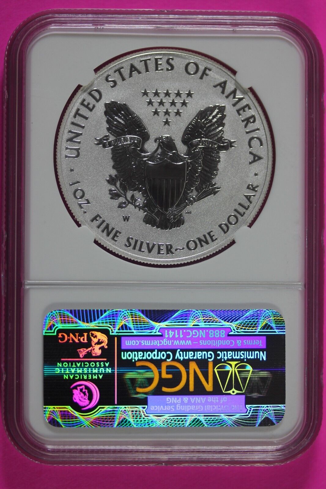 2013 W PF 69 Silver American Eagle Reverse Proof Deep Cameo Authentic NGC 968