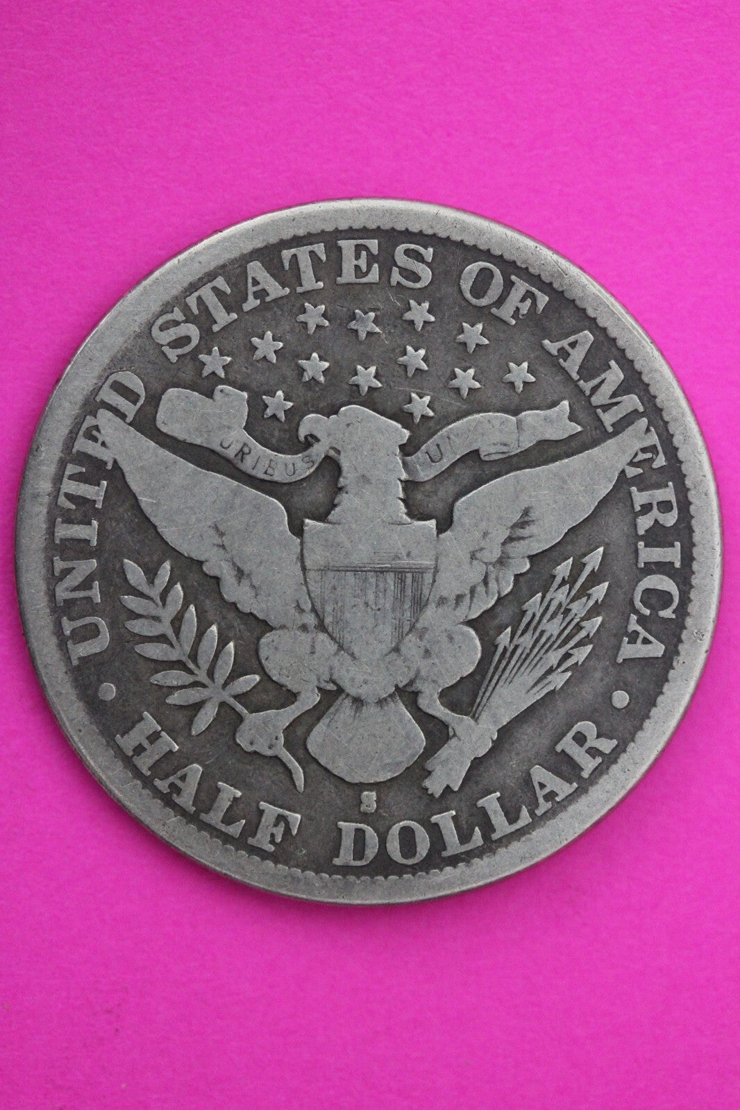 1894 S Barber Liberty Half Dollar Silver Coin Scarce Semi Key Date Genuine 0426N