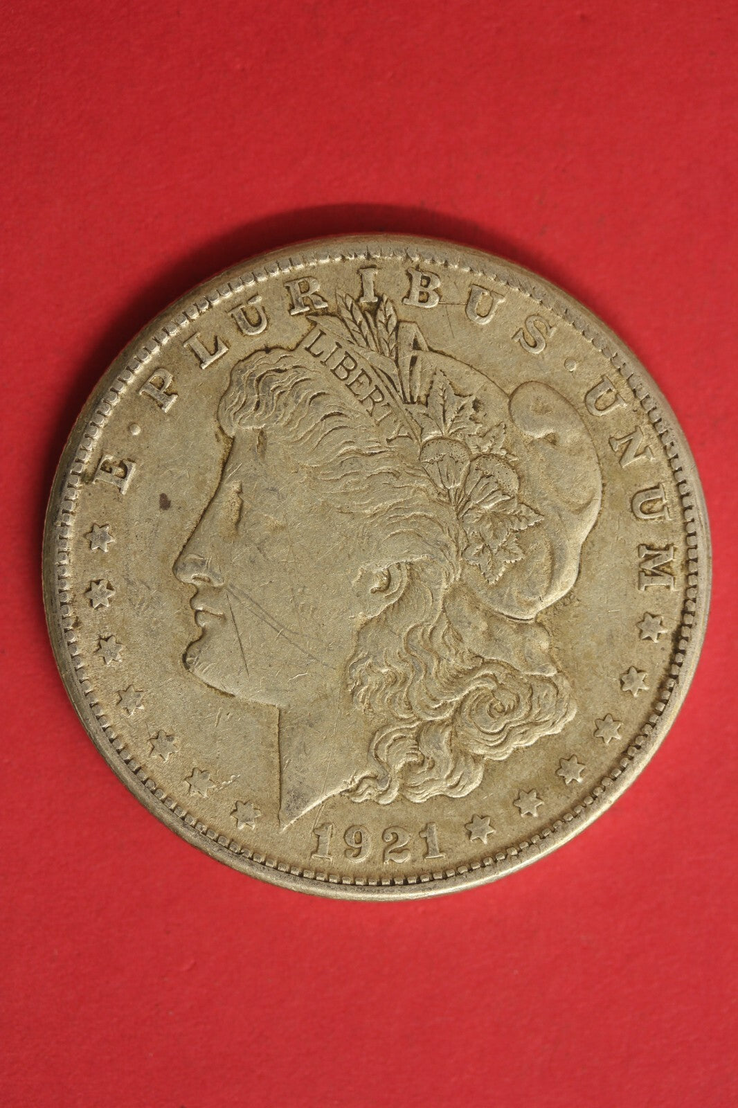 1921 S Vam 6A Morgan Silver Dollar Hit List 40 R5 BU Scratch OCE 5155