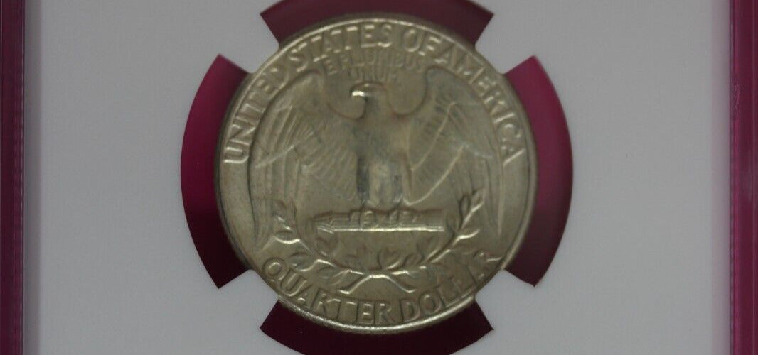 Toned 1964 P MS 66  George Washington Quarter NGC Graded Certified Slab 1560