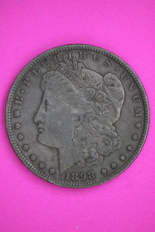 1898 S Morgan Lady Liberty Silver Dollar Guaranteed Authentic & Genuine 2701