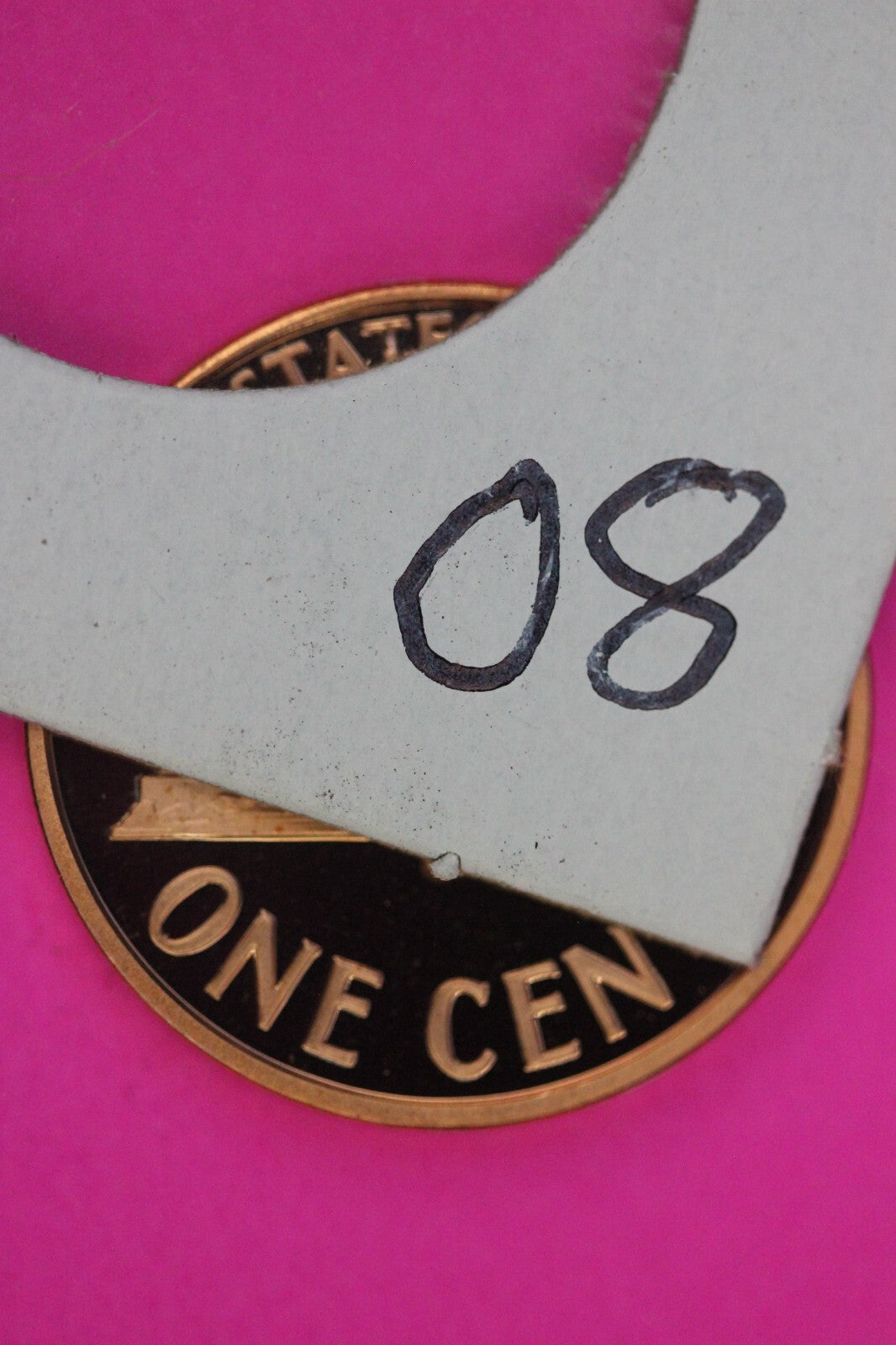 Gem Proof 2007 S Ultra Deep Cameo Lincoln Memorial Cent Same Coin In Pics TOM08