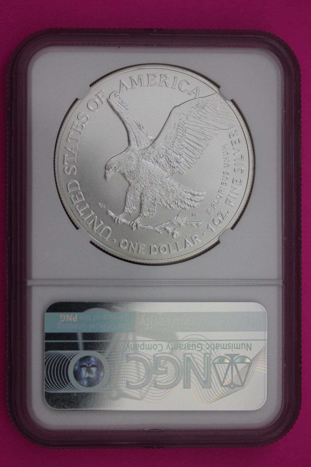 2023 (W) MS 70 (10) Silver Eagle Bressett Signature 1 OZ .999 NGCX Certified 243