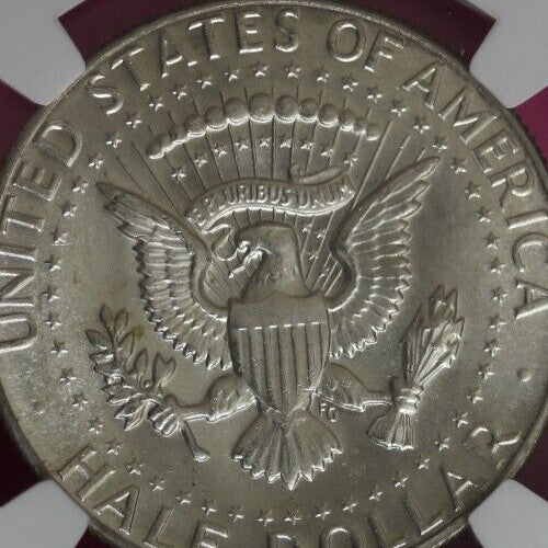 1969 D MS 64 Kennedy Half Dollar NGC Graded Certified Authentic Slab Silver 1370