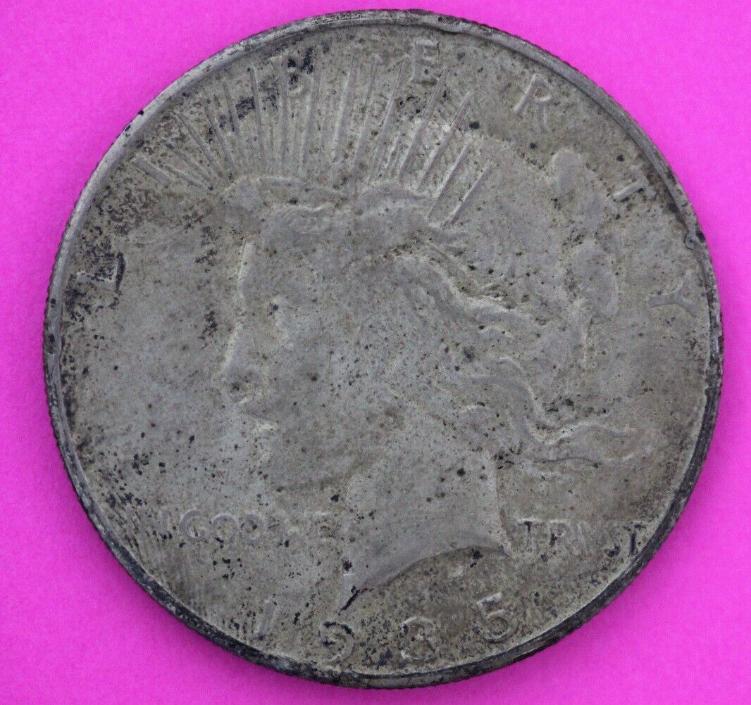 1935 S Liberty Peace Silver Dollar Scarce Semi Key Date Coin San Francisco 72