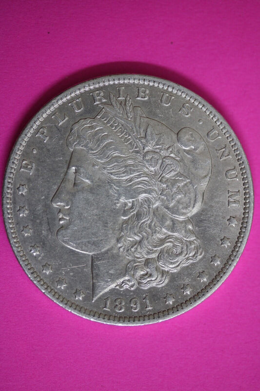 High Grade 1891 O Morgan Liberty Silver Dollar Very Rare Key Date Coin 246