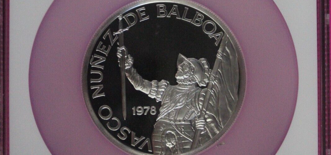 1978 Panama Silver 20 Balboas PF 68 Ultra Cameo NGC Certified Graded Slab 7034