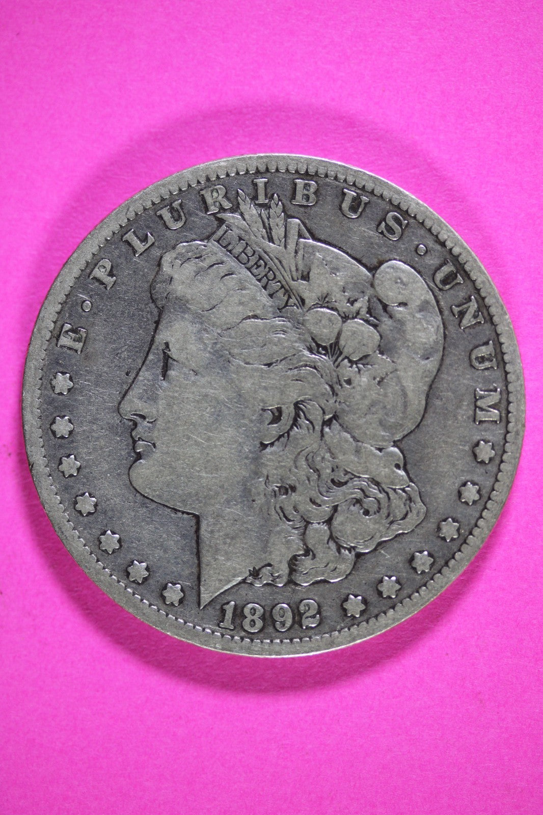 1892 S Morgan Lady Liberty Silver Dollar Guaranteed Authentic & Genuine 2676