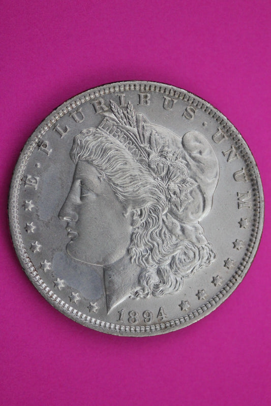 High Grade 1894 P Morgan Lady Liberty Rare Date Silver Dollar Authentic 205N