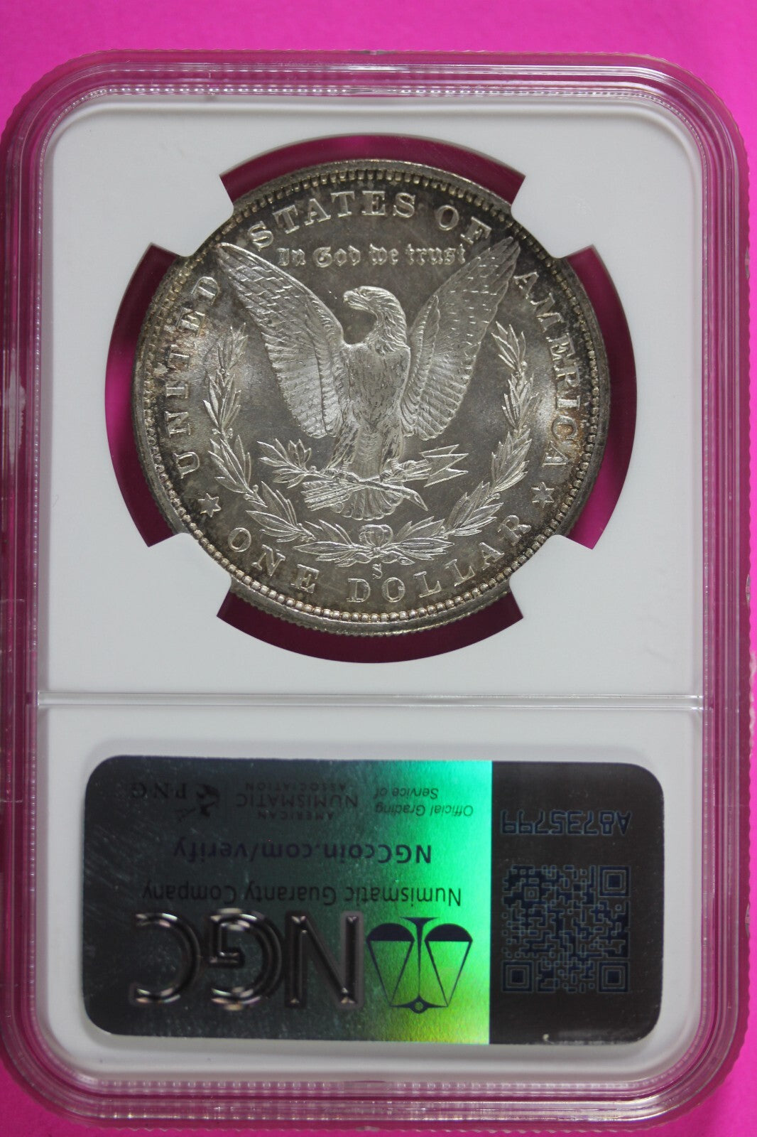 1880 S MS 63 Liberty Morgan Silver Dollar NGC Certified Graded Authentic 675