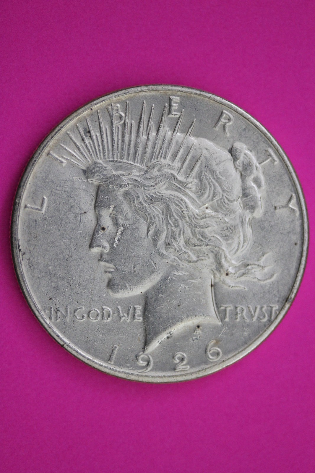 1926 S Peace Silver Dollar LIberty Coin Guaranteed Genuine American Seller 1987