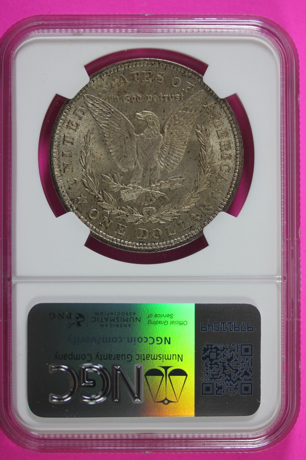 1921 P MS 63 Liberty Morgan Silver Dollar NGC Certified Graded Authentic 664