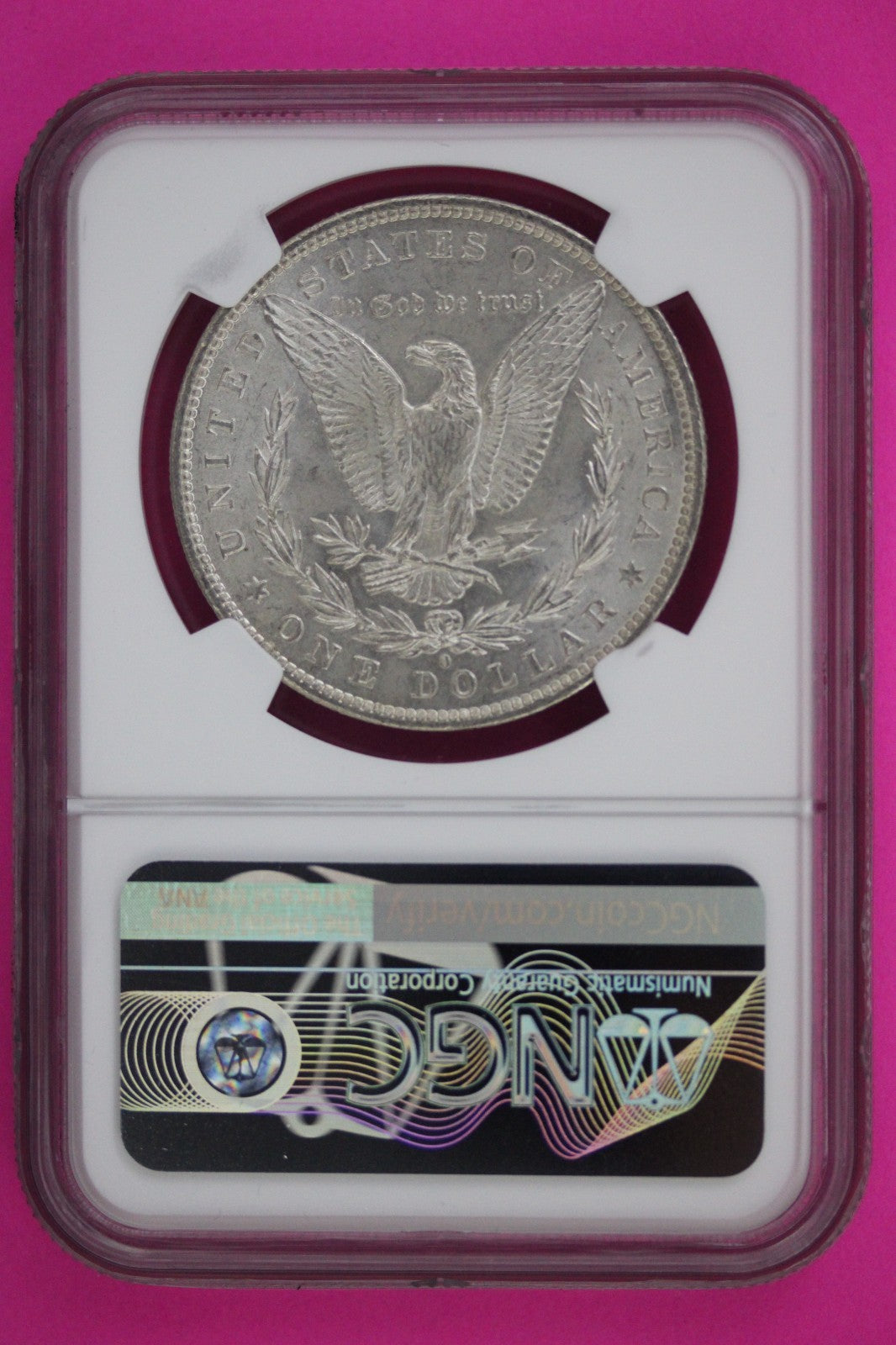 1884 O MS 62 Liberty Morgan Silver Dollar NGC Certified Graded Authentic 999