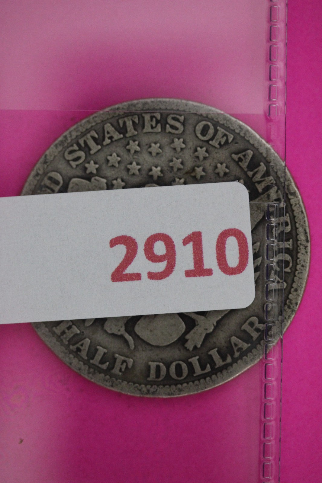 1910 P Barber Liberty Half Dollar Silver Guaranteed Authentic Genuine Coin 2910