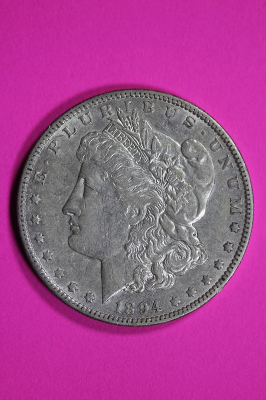 High Grade 1894 O Morgan Liberty Silver Dollar Key Date Coin New Orleans 26