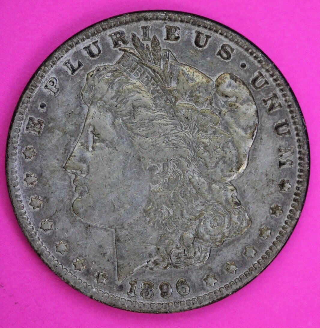 1896 O Morgan Lady Liberty Silver Dollar Key Date Coin New Orleans Mint 397