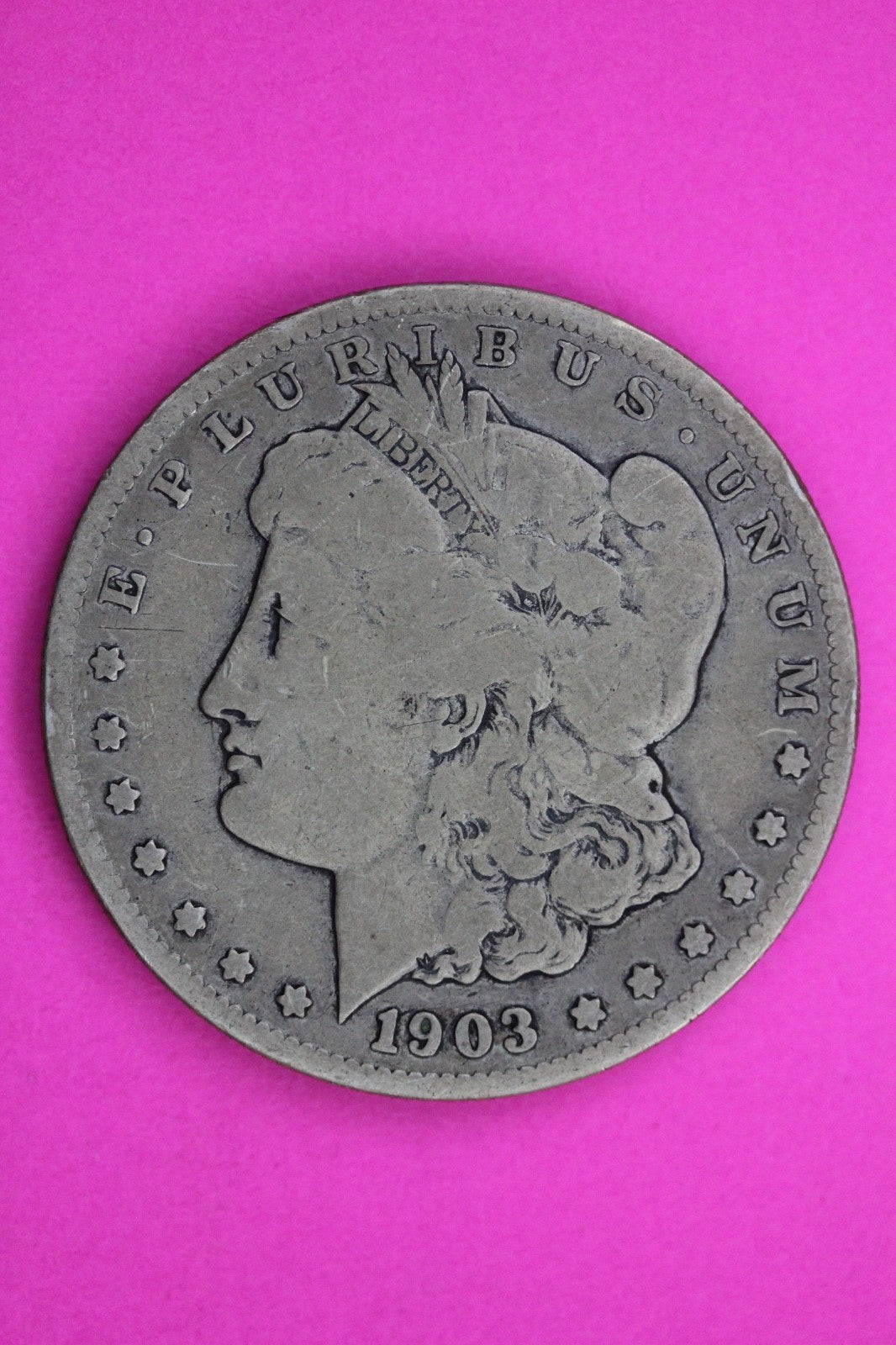 1903 S Morgan Lady Liberty Semi Key Date Silver Dollar Coin Authentic 1613