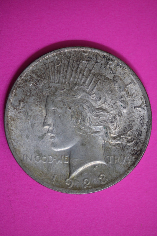 Toned High Grade 1923 P Liberty Peace Silver Dollar Exact Coin In Pics 29